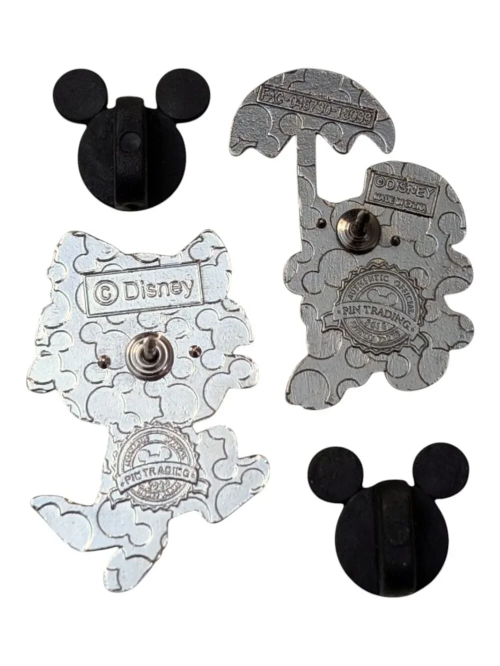Pinocchio Disney Pins: Jiminy Cricket and Figaro Cuties